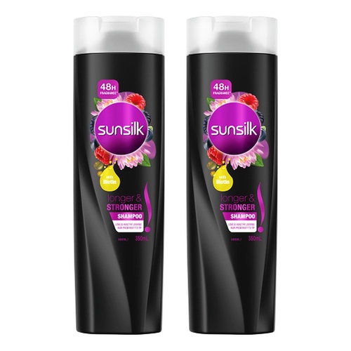 Sunsilk Longer & Stronger Shampoo 350mL Pack of 2