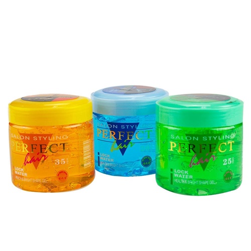 Hair Gel Lock Water Assorted Colours 300mL