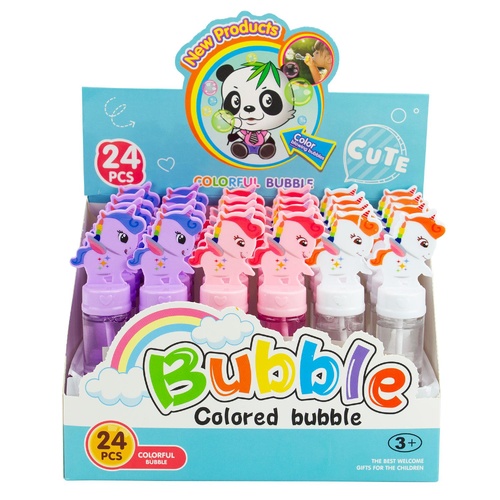 Unicorn Bubble Wand Kids Outdoor Bubble Toy for Toddlers Children