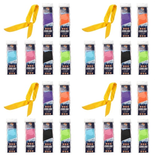 Sun Sea and Sport Cooling Neck Scarf - Random Colour Supplied Pack of 4