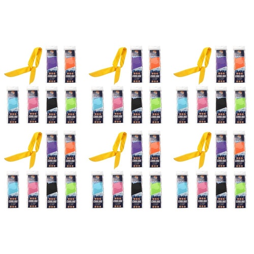 Sun Sea and Sport Cooling Neck Scarf - Random Colour Supplied Pack of 6