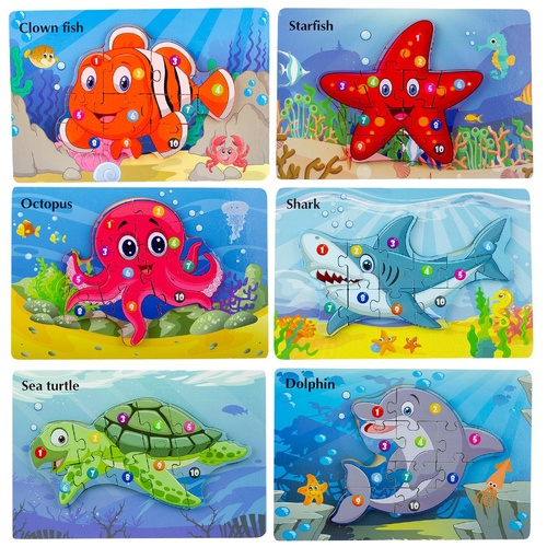 Lenan Sealife Puzzle Assorted