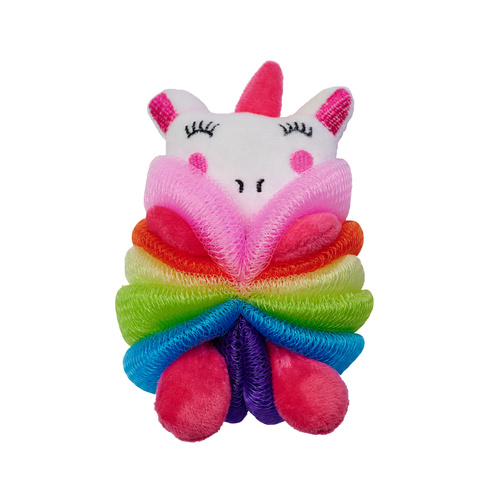 Kids Unicorn Bath Loofah Fun in the Tub Soft Sponge for Gentle Washing