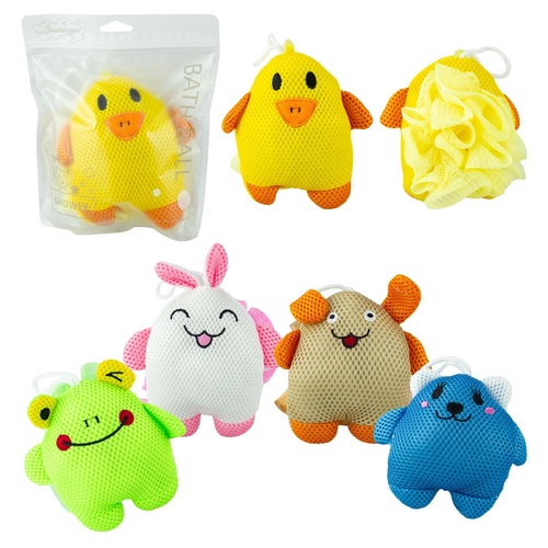 Bath Sponge Assorted Animal Designs