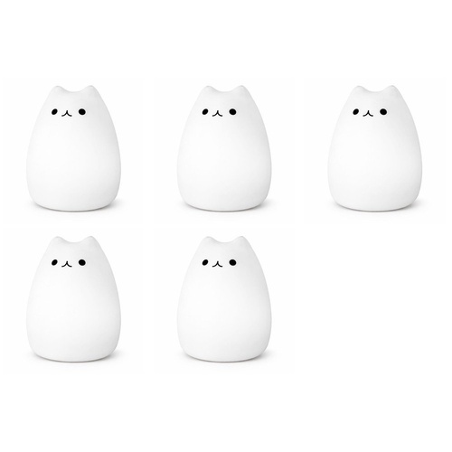 Silicone Cat Touch Lamp Pack of 5
