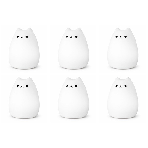 Silicone Cat Touch Lamp Pack of 6