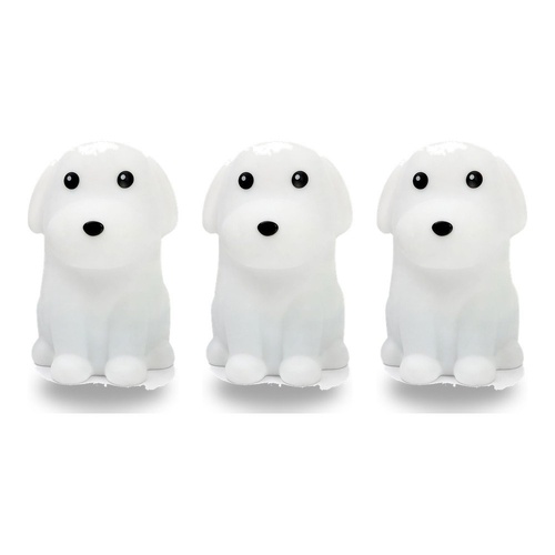 Silicone Puppy Touch Lamp Pack of 3
