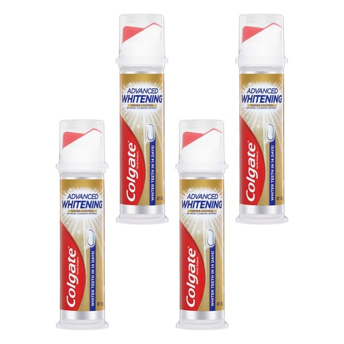 Colgate Advanced Whitening Tartar Control Toothpaste 130g Pack of 4