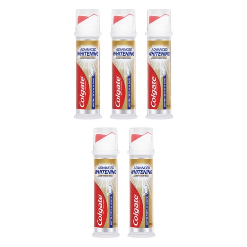 Colgate Advanced Whitening Tartar Control Toothpaste 130g Pack of 5