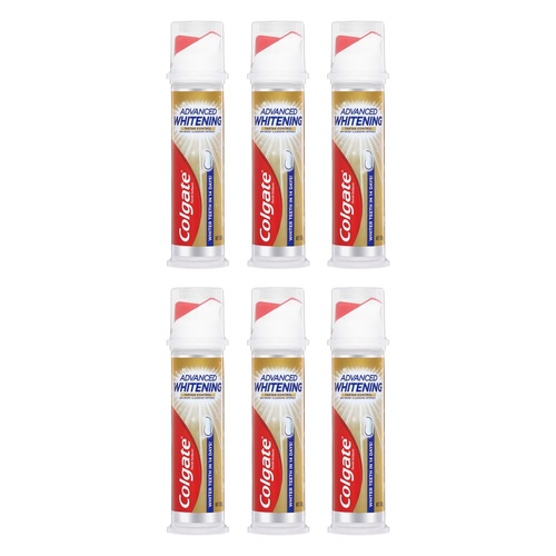 Colgate Advanced Whitening Tartar Control Toothpaste 130g Pack of 6
