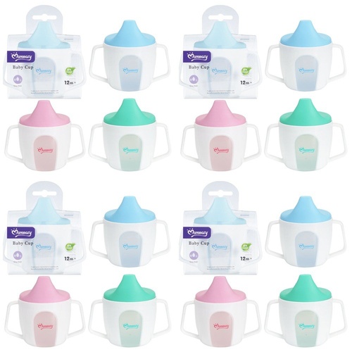 Momeasy Baby Sipper Training Cup 150mL with Handles 12m+ - Random Colour Supplied Pack of 4