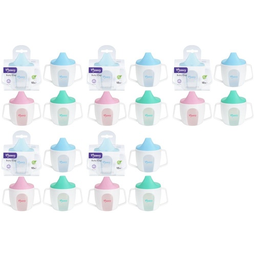 Momeasy Baby Sipper Training Cup 150mL with Handles 12m+ - Random Colour Supplied Pack of 5
