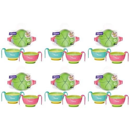 Momeasy Baby Snack Box Bowl with Handles 6m+ - Random Colour Supplied Pack of 6