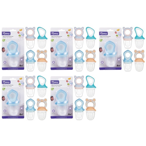 Momeasy Baby Fresh Food Feeder 6m+ - Random Design and Colour Supplied Pack of 5