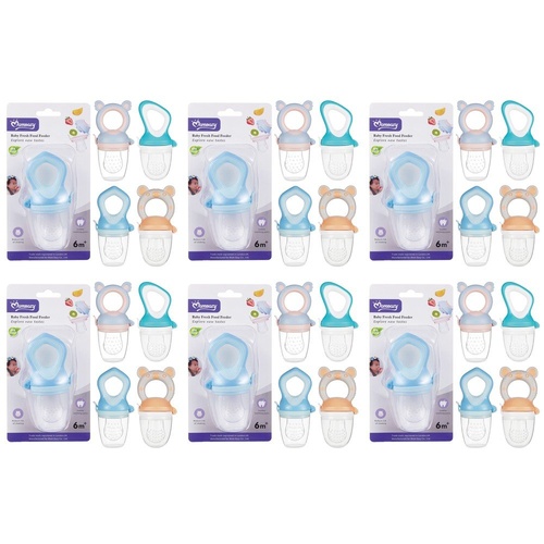 Momeasy Baby Fresh Food Feeder 6m+ - Random Design and Colour Supplied Pack of 6