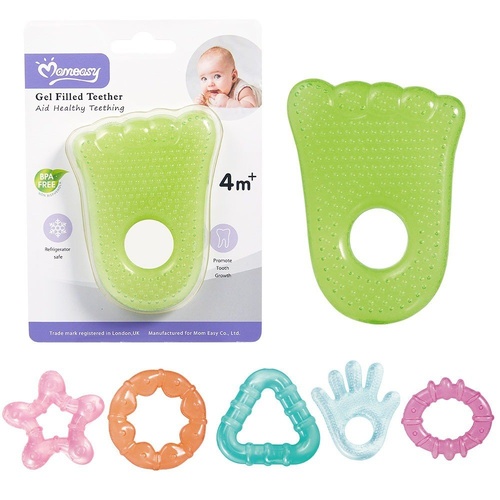 Momeasy EVA Gel Filled Teether 4m+ - Random Design Supplied