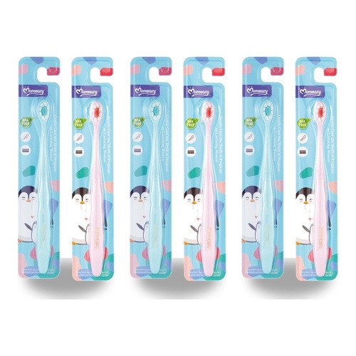 Momeasy Extra Soft Toothbrush for Pregnant and Breastfeeding Women - Random Colour Supplied Pack of 3