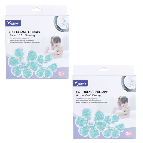 Momeasy 3 in 1 Breast Therapy Pads Hot Cold Pump Aid 2 Pack