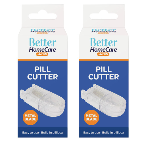 Better Home Care Now Pill Cutter and Compartment 8.5 x 4.7 x 3cm x 2