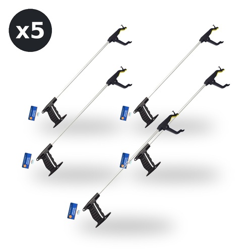 Better HomeCare Now Rotating Grip Reacher 76cm Lightweight Pick Up Tool Pack of 5