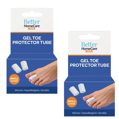Better Home Care Now Silicone Gel Toe Caps 2.5 x 3.5cm Pack of 2