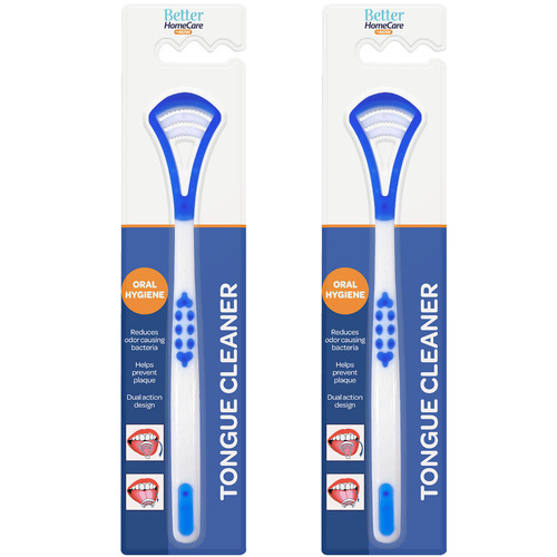 Better Home Care Now Tongue Cleaner 2 Pack for Fresher Breath and Oral Care