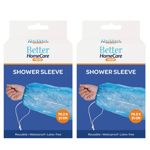 Better Homecare Now Waterproof Shower Sleeve 76 x 31 cm Latex Free 2 Pack