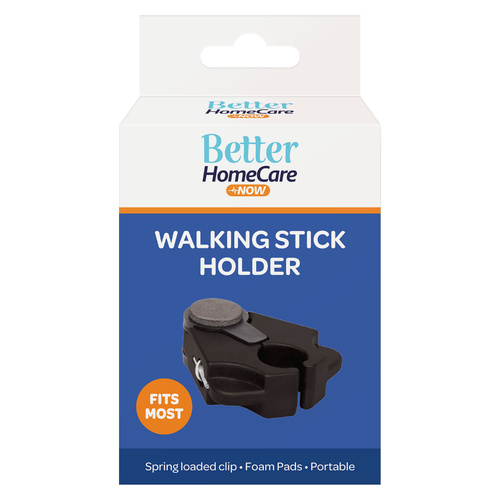 Better Homecare Now Walking Stick Holder with Spring Clip and Foam Pads