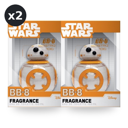 Star Wars Bb - 8 Fragrance Eau De Toilette EDT 100ml Pack of 2
