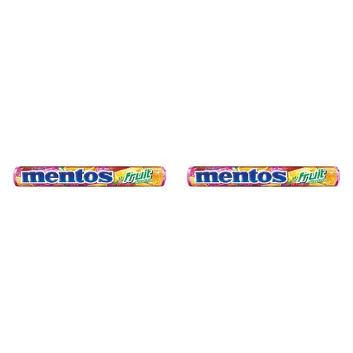 Mentos Candy Fruit Roll 14 Pack x 40 Bundle of 2