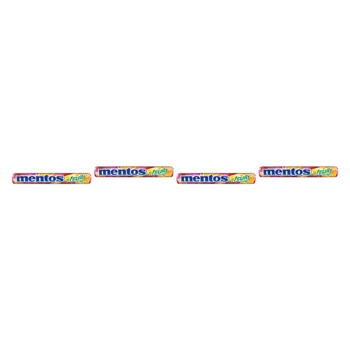 Mentos Candy Fruit Roll 14 Pack x 40 Bundle of 4