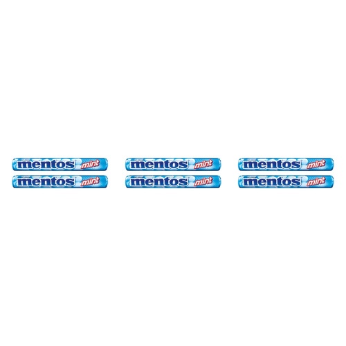 Mentos Candy Mint Roll 14 Pack x 40 Bundle of 6