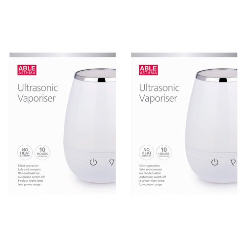 Able Asthma VapourMist Humidifier Pack of 2