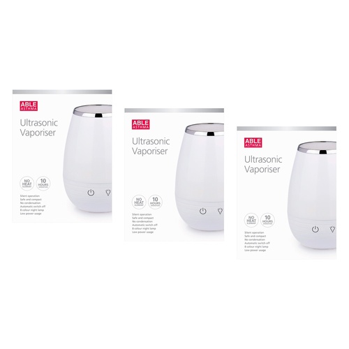 Able Asthma VapourMist Humidifier Pack of 3