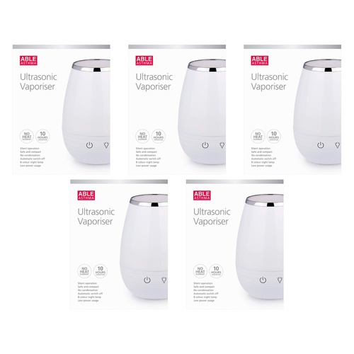 Able Asthma VapourMist Humidifier Pack of 5