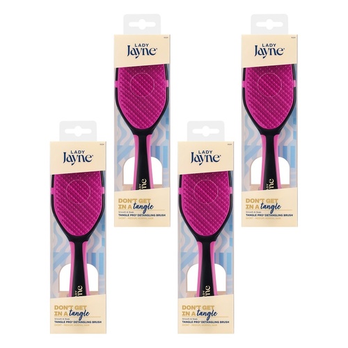 Lady Jayne Tanglepro Detangling Brush Pack of 4