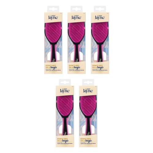 Lady Jayne Tanglepro Detangling Brush Pack of 5