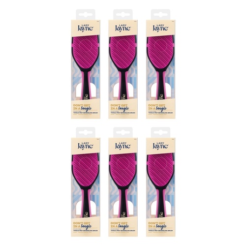 Lady Jayne Tanglepro Detangling Brush Pack of 6