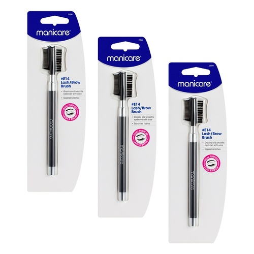 Manicare E14 Lash/Brow Brush Pack of 3