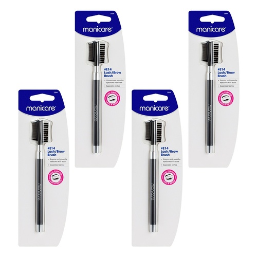 Manicare E14 Lash/Brow Brush Pack of 4