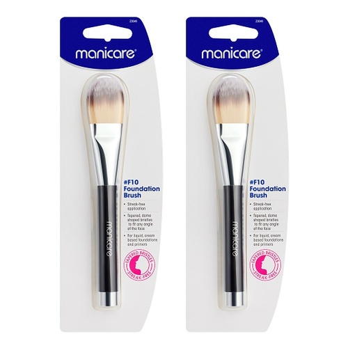 Manicare F10 Foundation Brush x 3 Bundle of 2
