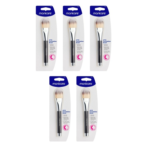Manicare F10 Foundation Brush x 3 Bundle of 5
