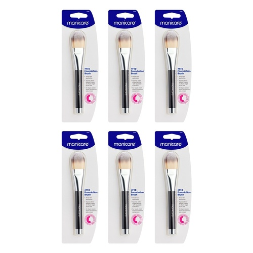 Manicare F10 Foundation Brush x 3 Bundle of 6