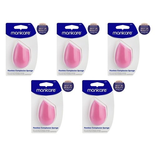 Manicare Flawless Complexion Sponge Pack of 5