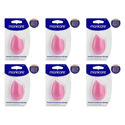Manicare Flawless Complexion Sponge Pack of 6