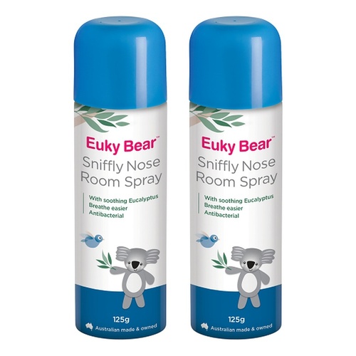 Euky Bear Sniffly Nose Spray 125g x 3 Bundle of 2