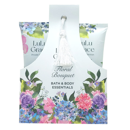 Lulu Grace Floral Bouquet Bath Gift Set 90ml Body Wash & 90ml Body Lotion