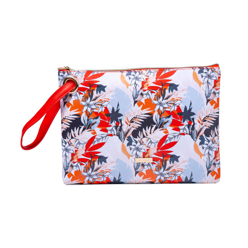 Lulu Grace Orange Sunset Cosmetic Bag 24 x 18 x 2cm