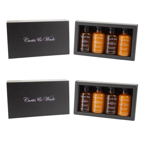 Curtis & Wade Luxury Amenities Twin Set 4 x 40ml Toiletries