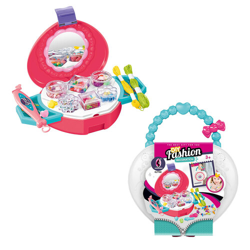 Kids DIY Fashion Imagination Bead Set With Case